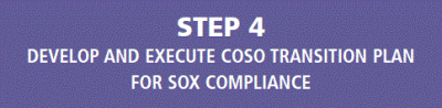 COSO2013年版フレームワーク－The Five-Step Transition：STEP4
